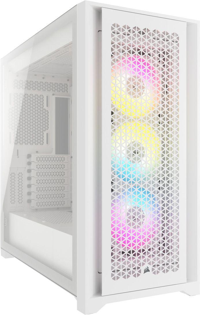 CORSAIR iCUE 5000D RGB Airflow Mid-Tower True White